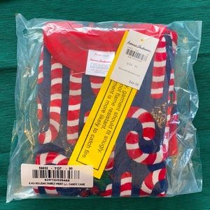 Hanna Andersson 3T candy cane pajamas NWT